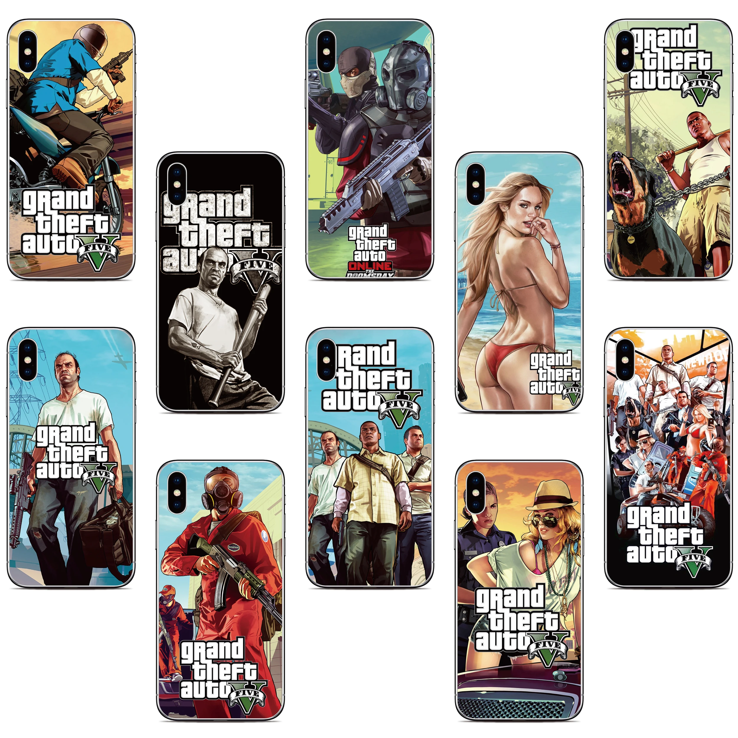 GTA Phone Case WIKO T20 T60 T50 T10 T3 View 2 3 4 5 Lite Y50 Y60 Y70 Y80 Y51 Y61 Y81 Y82 Y52 Y62 Plus Power U30 U20 U10 Cover