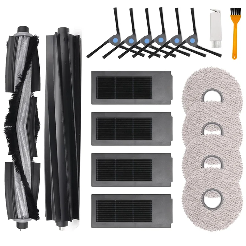 

B02C-Замена ткани для швабры с основной щеткой для Ecovacs Deebot X2 Omni/X2/X2 Pro/DEX86, детали робота-пылесоса