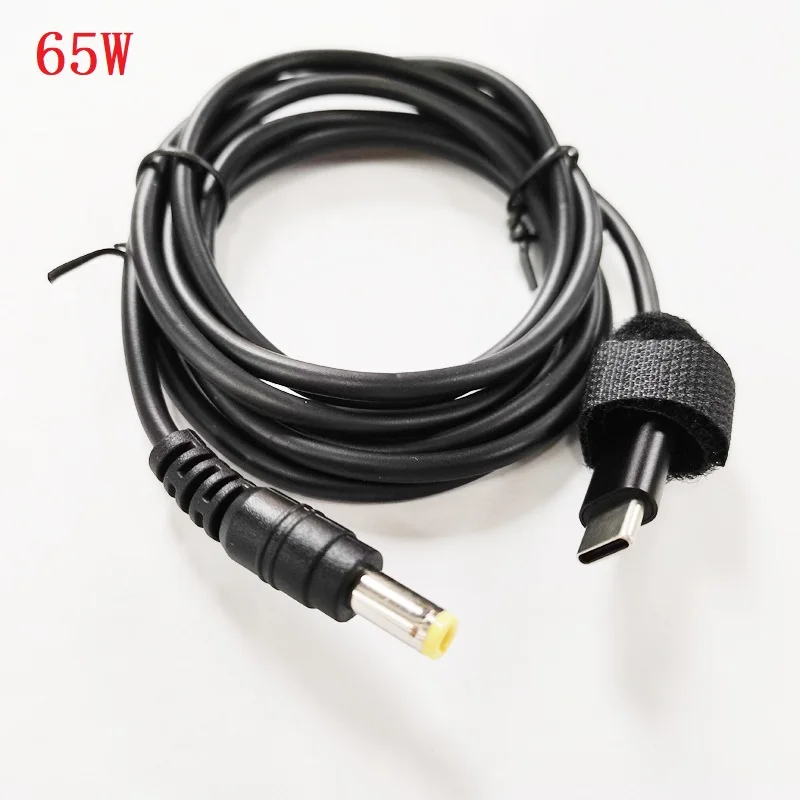 

NCHTEK 65W 18.5V~20V USB Type C to 5.5*2.5mm Male Plug Converter USB C PD Charging Cable For Laptop/Free Shipping/10PCS