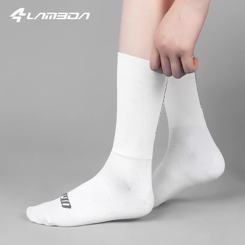 LAMEDA Cycling Socks Men Professional Compression Running Socks Non-Slip Sports Accessories Basketball Socks Football Socks Man image 5