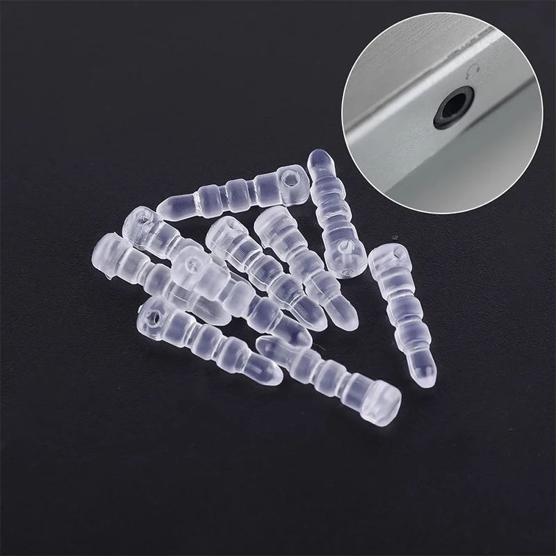 5PCS DIY Anti Dust Plug Transparent Charge Port Dust Plug Stopper Protection Cap Mobile Phone Pendant