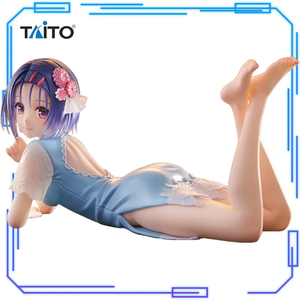 

В наличии: Оригинальная фигурка Taito To Love-Ru Darkness, настольная милая фигурка Сайренджи Харуны в китайском платье, версия 13 см, модель-игрушка