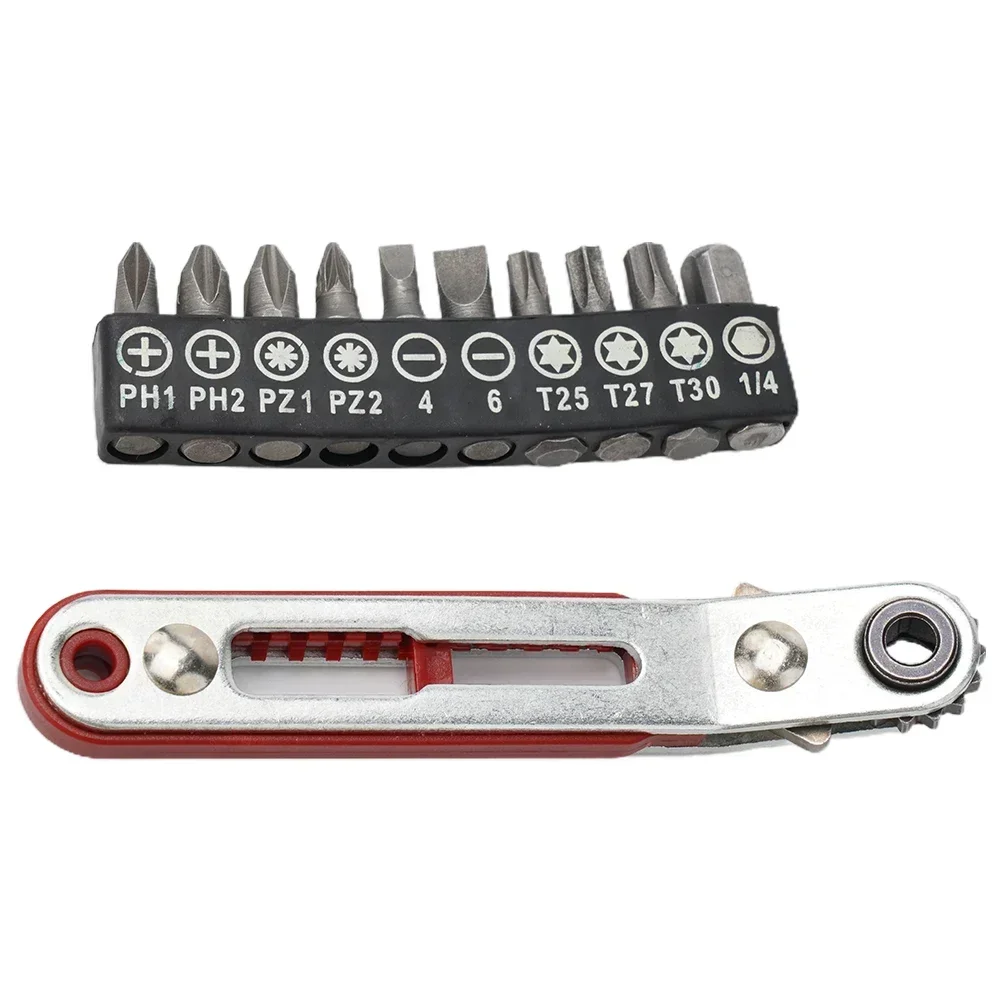 

Brand New High Quality 11pcs/set Home Screwdriver Bit 16 Teeth 90 Degree Offset Chrome Vanadium Steel Elbow Head