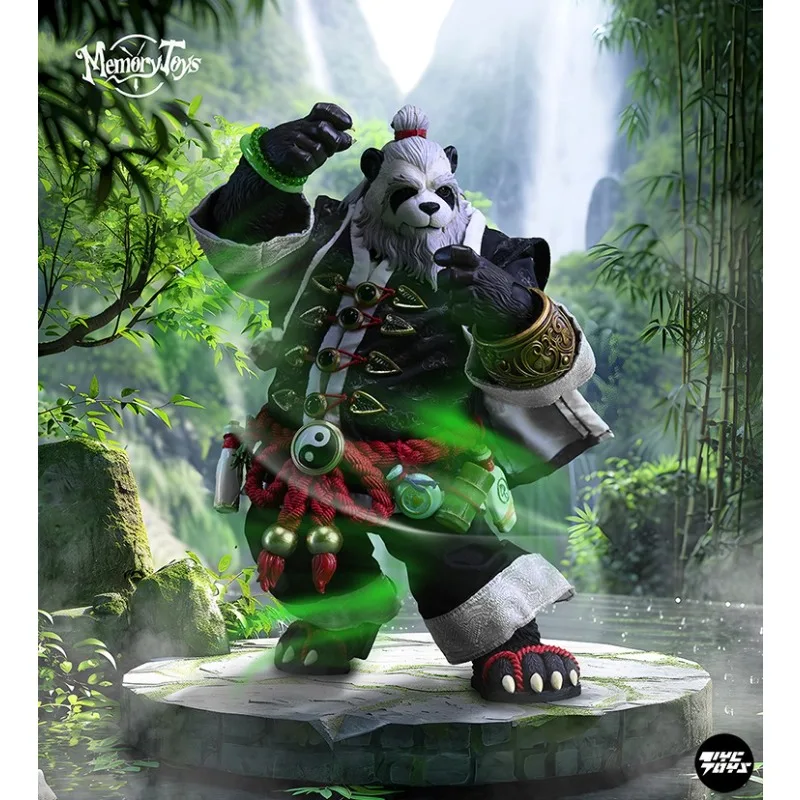 MetyToys Original Panda Man Cloud Traveler Wu Qinglie livré avec une offre spéciale : poupée mobile lumineuse, modèle de jouet fait à la main, cadeau