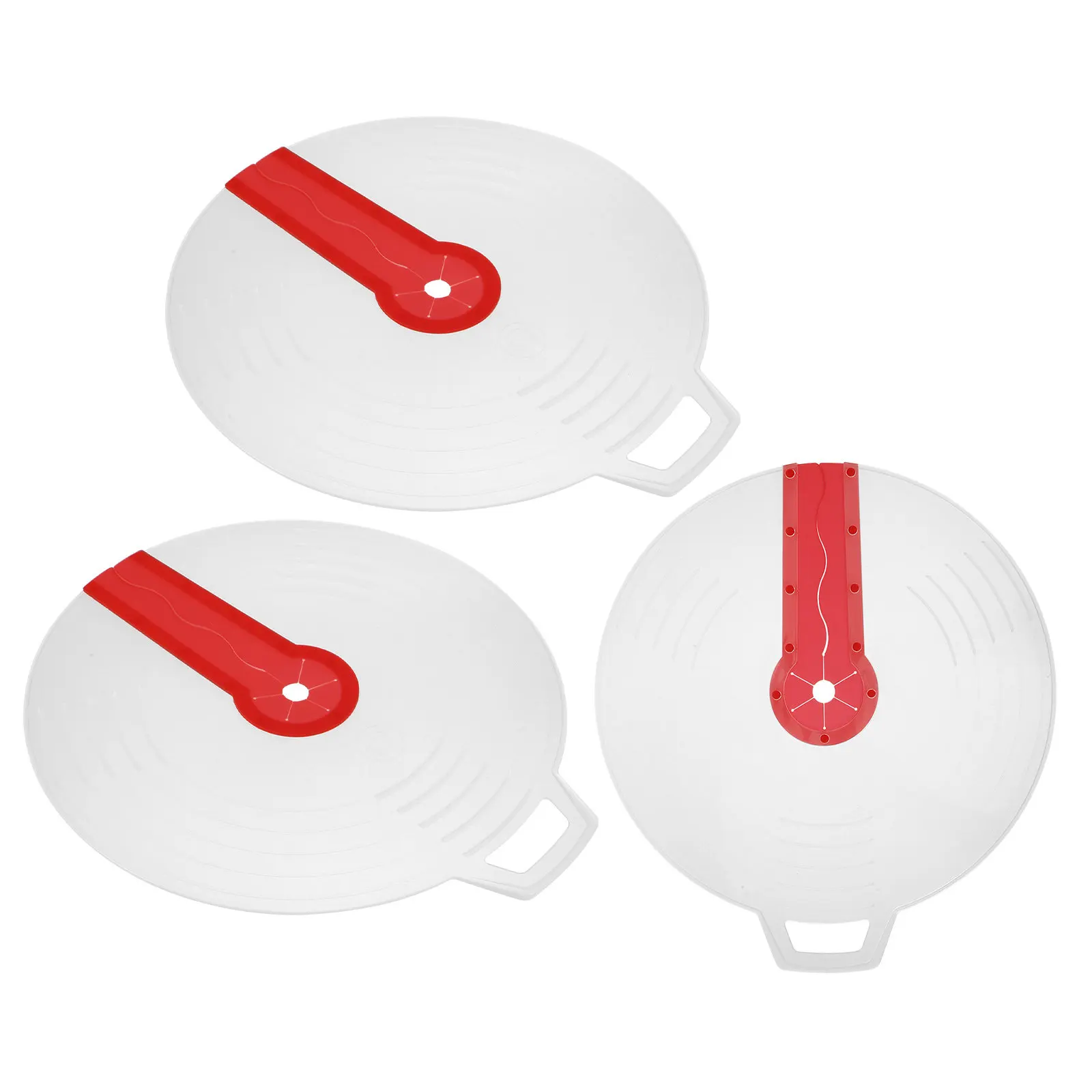 3Pcs Mixing Bowl Splash Guard Anti Overflow Cover for Hand Mixer Egg Basin Splash Proof Lid Baking Kitchen Shield for Hand Mixer