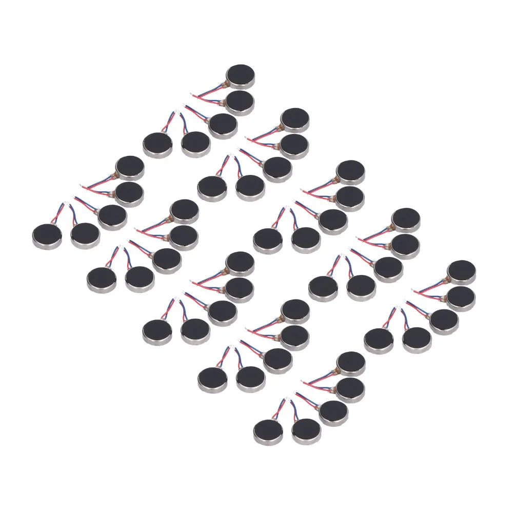 DC 3V Mini Vibration Motors 10x2.7mm 12000rpm Vibrating Motor Low Noise Anti Interference Coin Button Type Motor