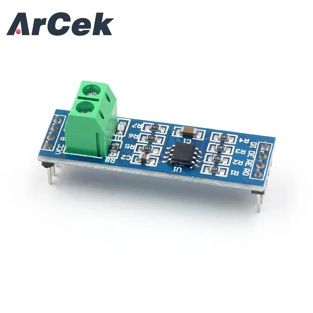 5pcs MAX485 Module  RS-485 TTL to RS485 MAX485CSA Converter Module Integrated Circuits for Arduino Microcontroller MCU