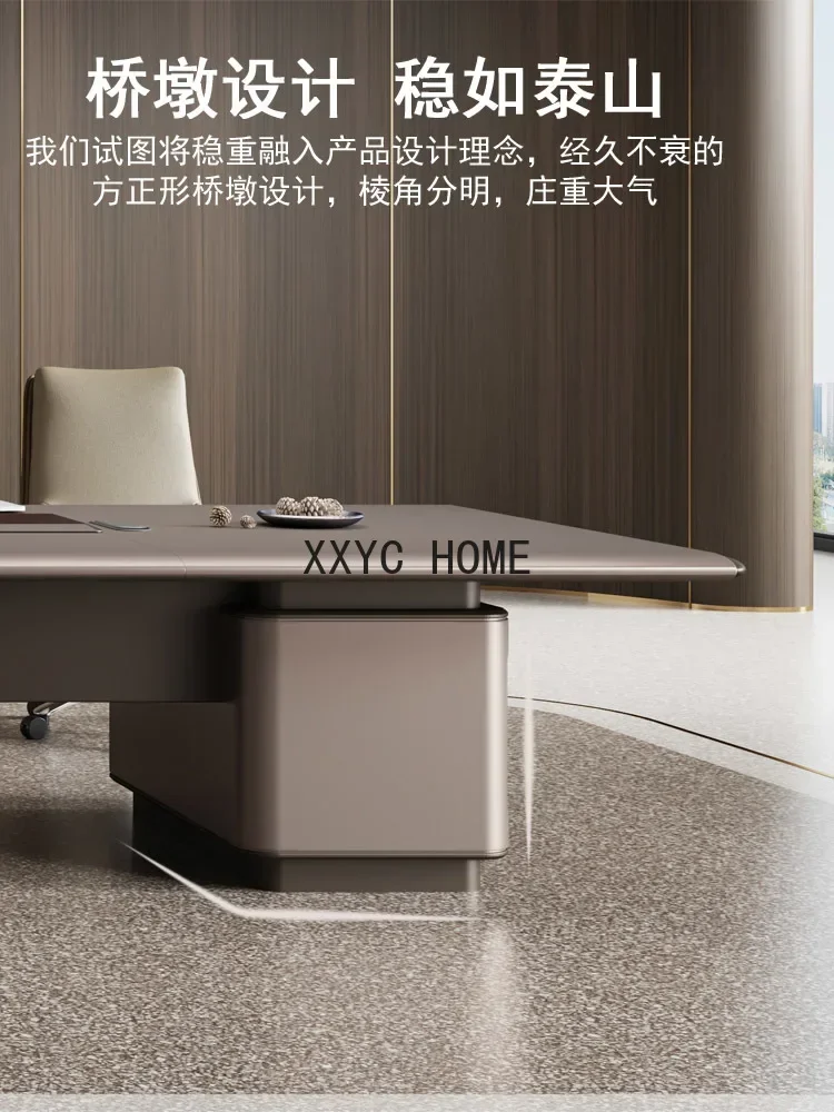 Conference Room Large Market Long Table Conference Table Long Strip Advanced Office Negotiation Combination Table and Chair