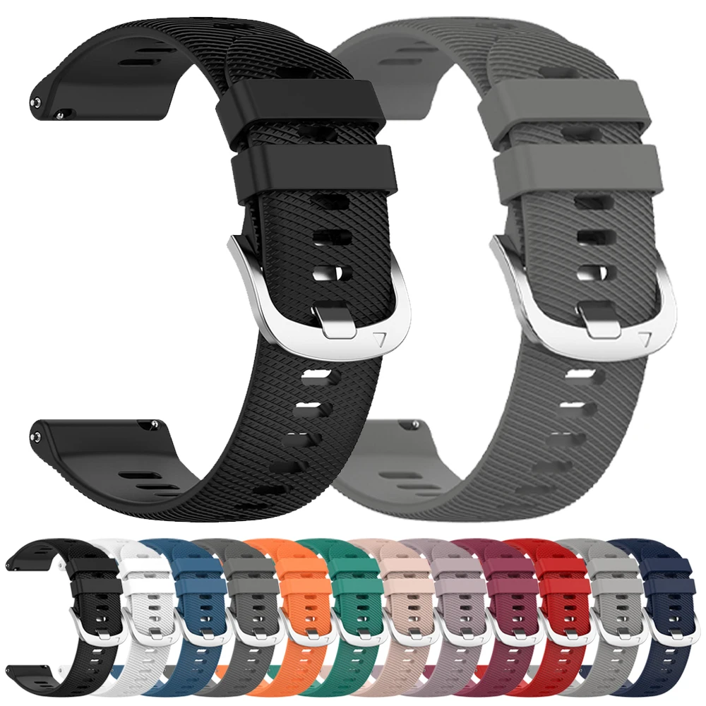 22mm 20mm Silicone Band For COROS  PACE 4 3 2/PACE Pro/APEX 2 Pro 4 2 42mm Sport Strap For Garmin Venu 4/Forerunner 255 Bracelet