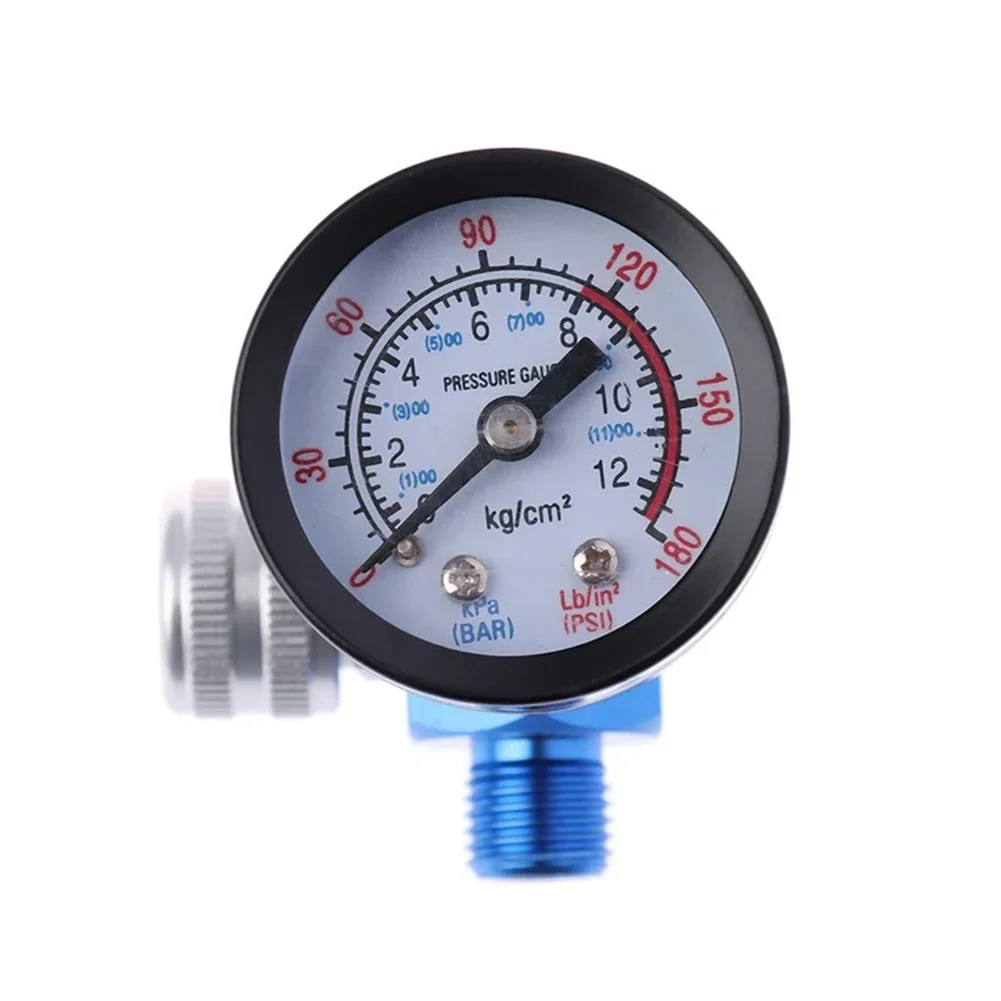 1/4NPT HVLP Sparyer Regulator Air Pressure Gauge Regulator For Spray Paint Tool 1/4