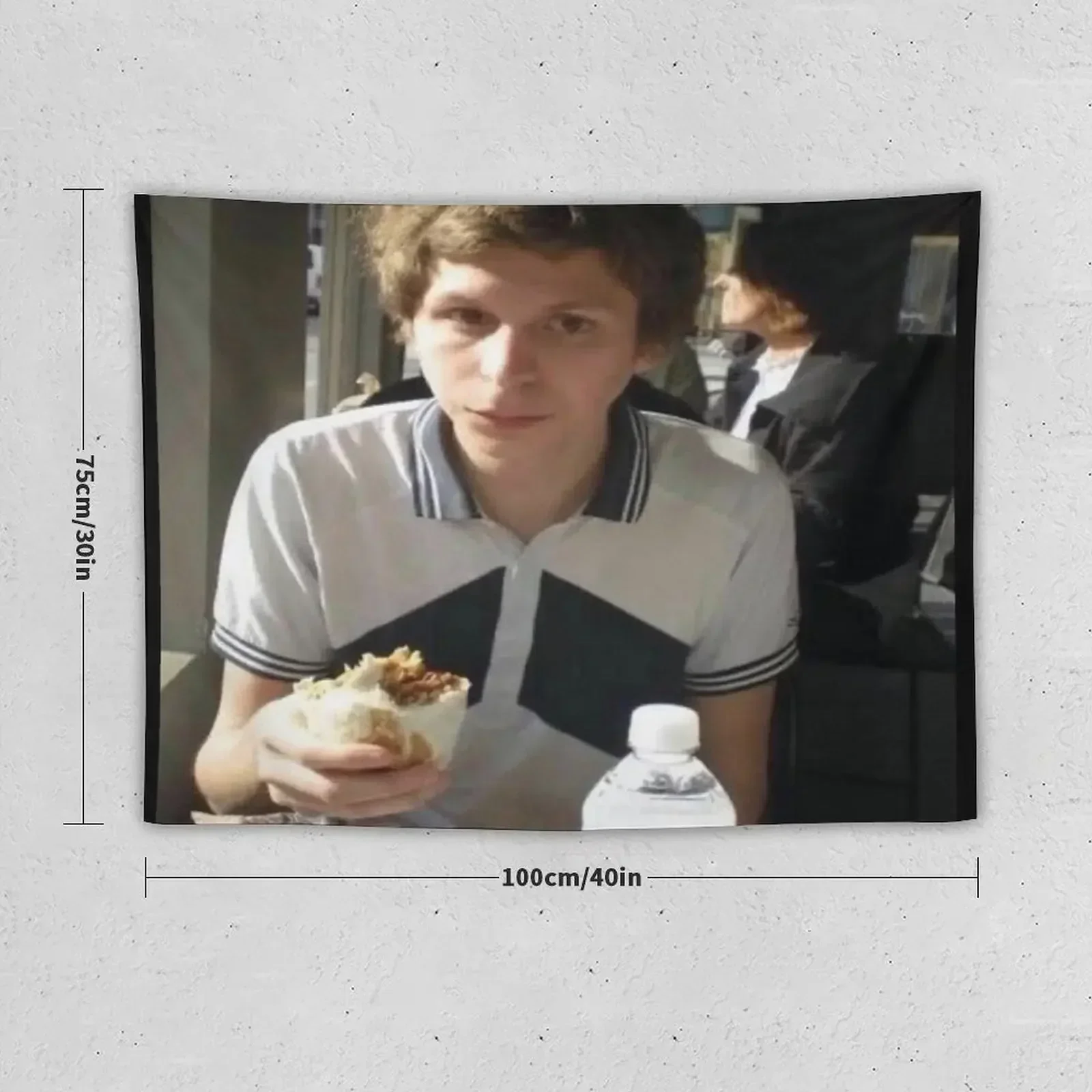 Michael Cera Eating Burrito Tapestry House Decoration Home Decoration Cute Room Decor Tapestry