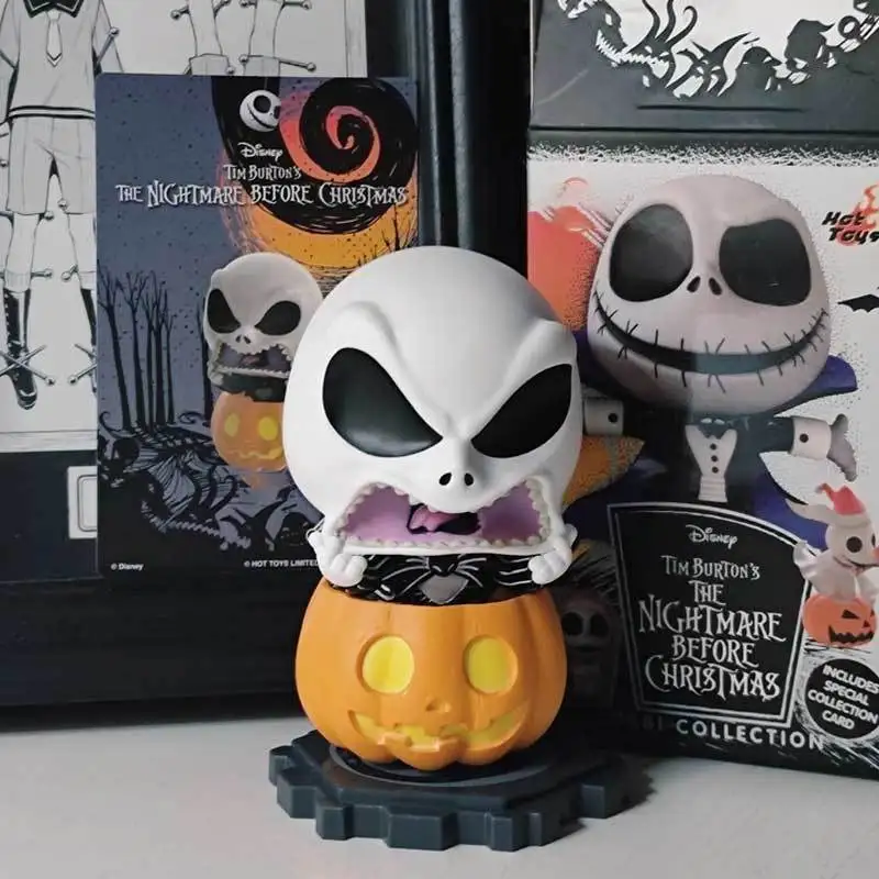 Hottoys Halloween Spavent Figurine Cieca Scatola Vigilia di Natale Giocattolo alla moda Regalo da collezione Action Figure Animazione Derivati