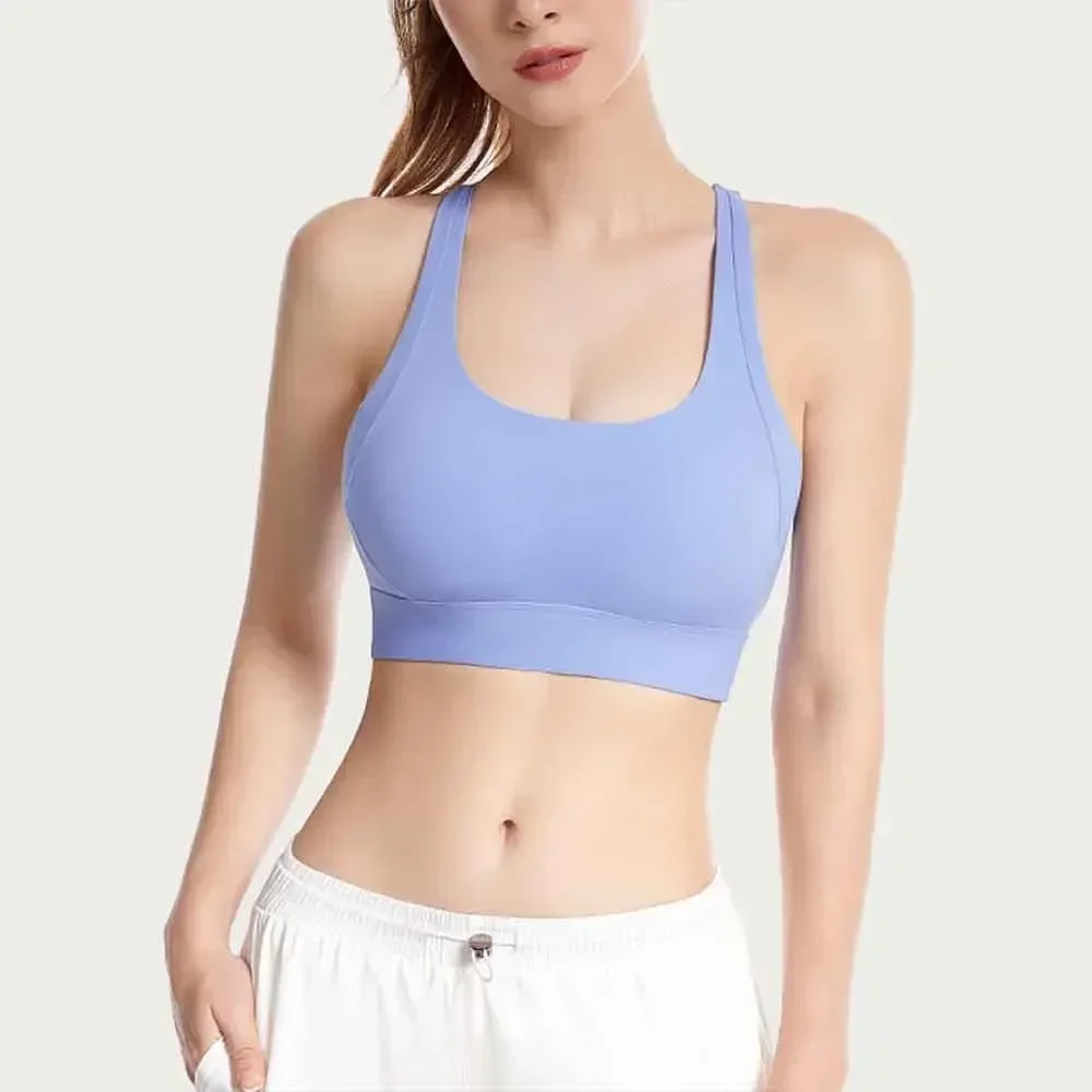 Soutien-gorge de yoga antichoc pour femme, soutien-gorge de course, anti-affaissement, gel de fitness, soutien élevé