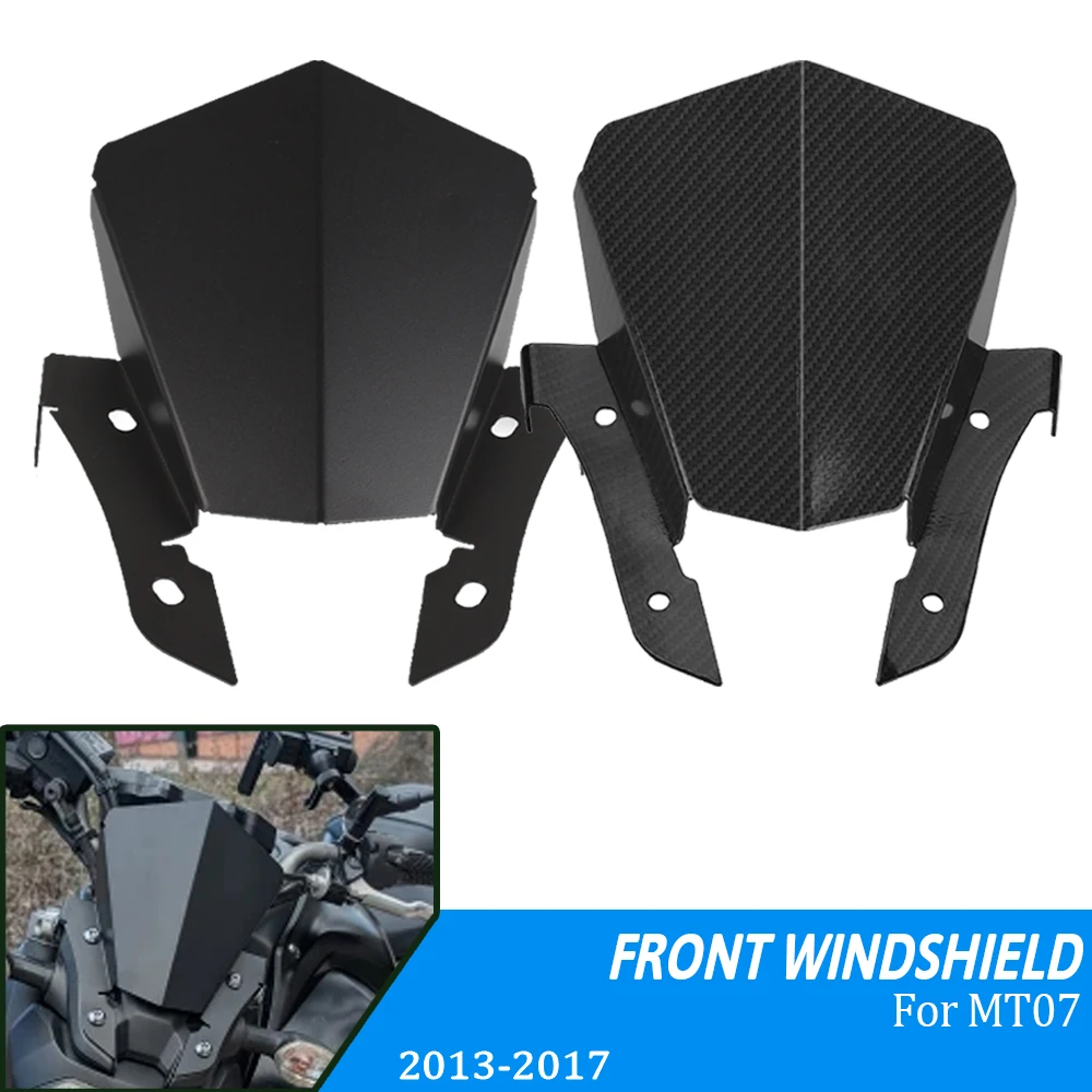 

Motorcycle Accessories Wind Deflector Fairing For YAMAHA MT-07 MT07 FZ-07 2013 2014 2015 2016 2017 MT 07 Windshield Windscreen