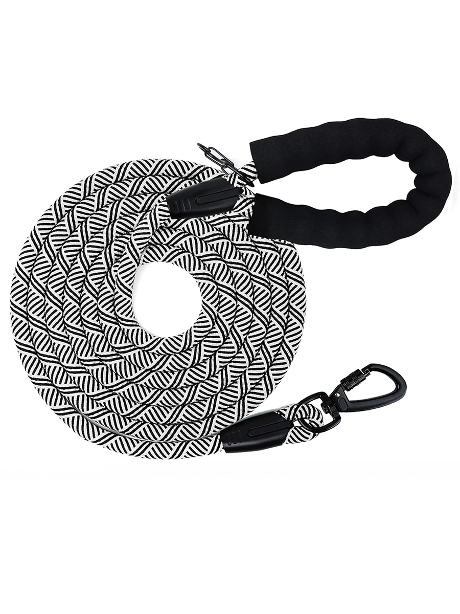 Long Dog Training Lead With Padded Handle For Walking And Training_voghion.com