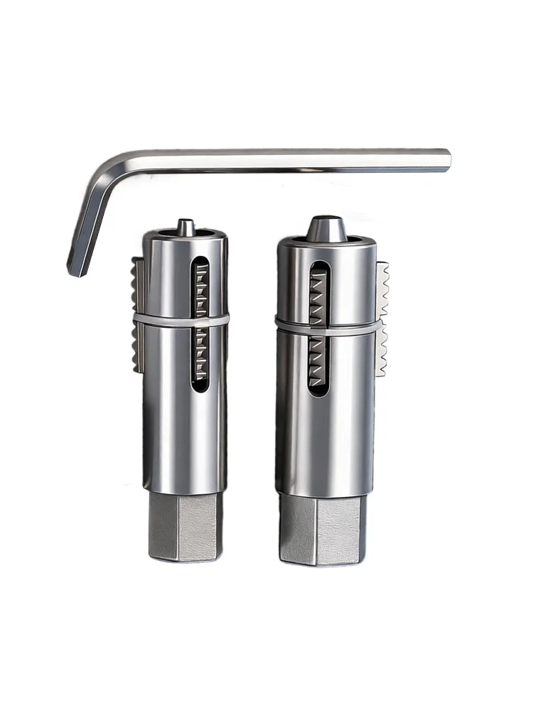 12mm And 14mm Broken Pipe Extractor Tool Adjustable Damaged Thread Extractor With Hex Wrench For Faucet Valve Tool accessories