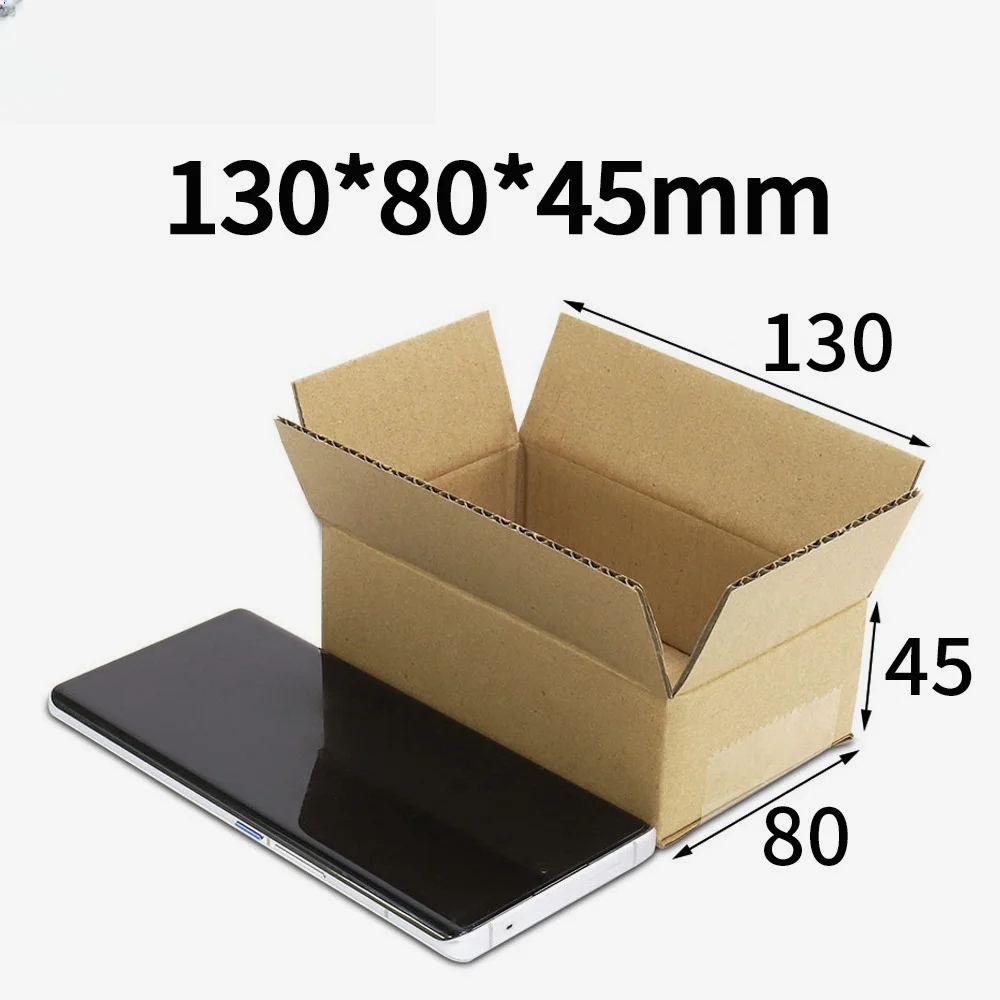 Corrugated Gift Box, Mailer Shipping Box for Postal Transport, Carton Corrugated Box for Glasses and Jewelry Packaging, 10Pcs