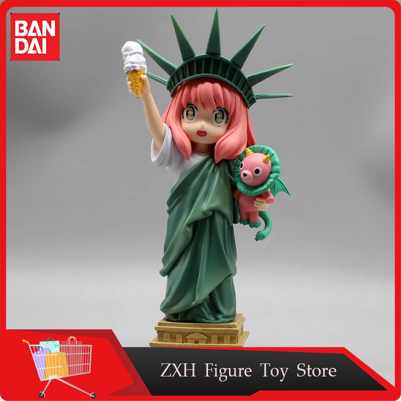 Spy Family Anime Figure Anya Forger Cos Statue Of Liberty  Cartoon Game Animation Figure Anime Model Ornament Doll Toy Gifts