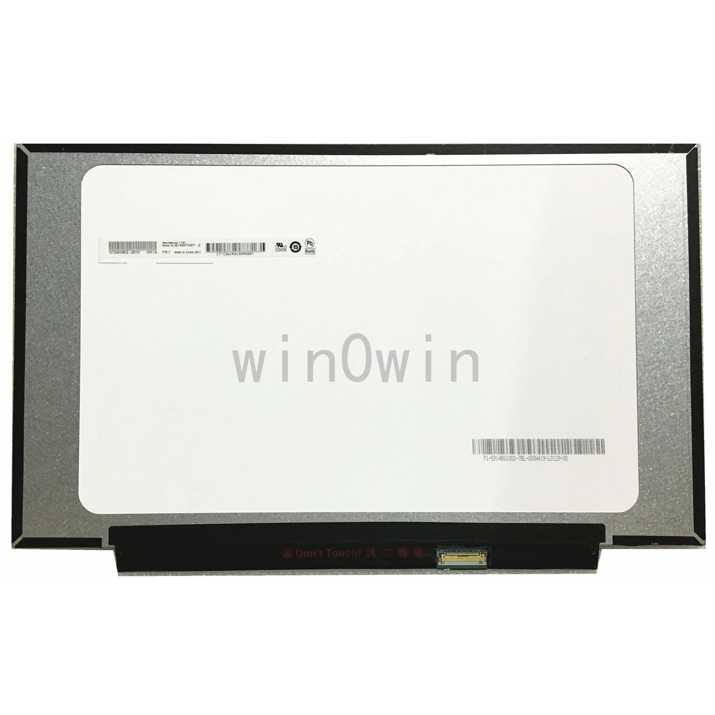 

B140XTN07.2 B140XTN07.3 B140XTN07.6 NT140WHM-N51 N140BGA-EB4 fit N140BGA-EA4 1366X768 No screw holes EDP 30 pin LCD SCREEN PANEL