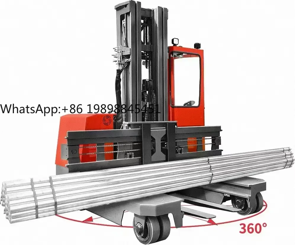 Robot Wheel Automated Guided Vehicles Electric Stacker VNA Forklift AGVAutomatic Multi-Directional Side Cross for Transportation