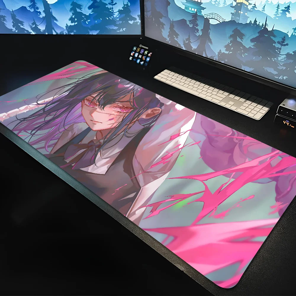 

1PC Hot Cool Sexy Girl Mitaka Asa Chainsaw Man Non-slip Mouse Pad Office Computers Laptops E-sports Game Desk Mats XXL Keyboard