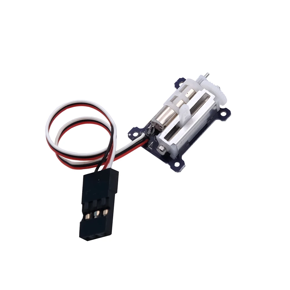 AGFRC Micro Linear Servo - 1PCS Upgrade 9mm 1.5g Digital Linear Coreless Servo for Mini Aircraft (JR-Left-Side)