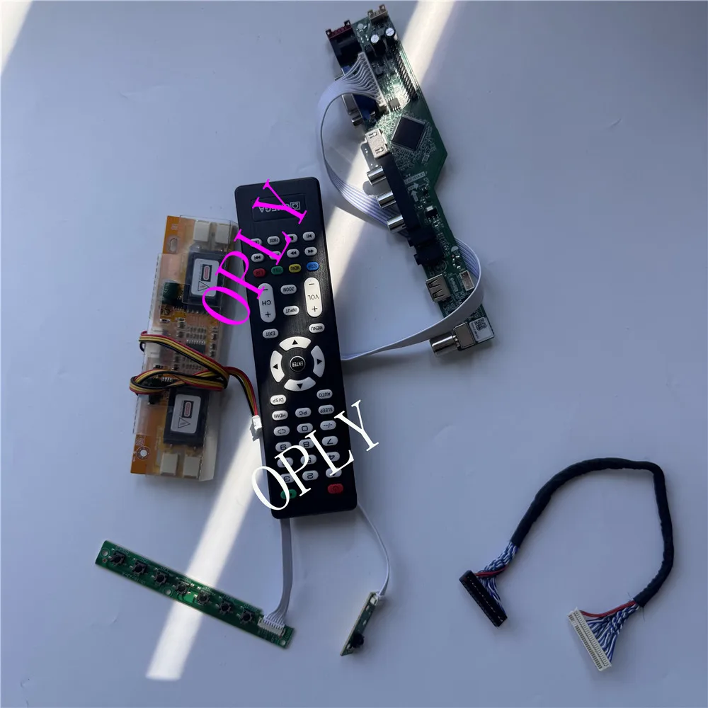 Kit for LTM220M1-L01/L02 Screen LCD HDMI VGA 1680x1050 30pin 4 lamps Display LVDS Audio Controller Board AV TV USB Panel Remote