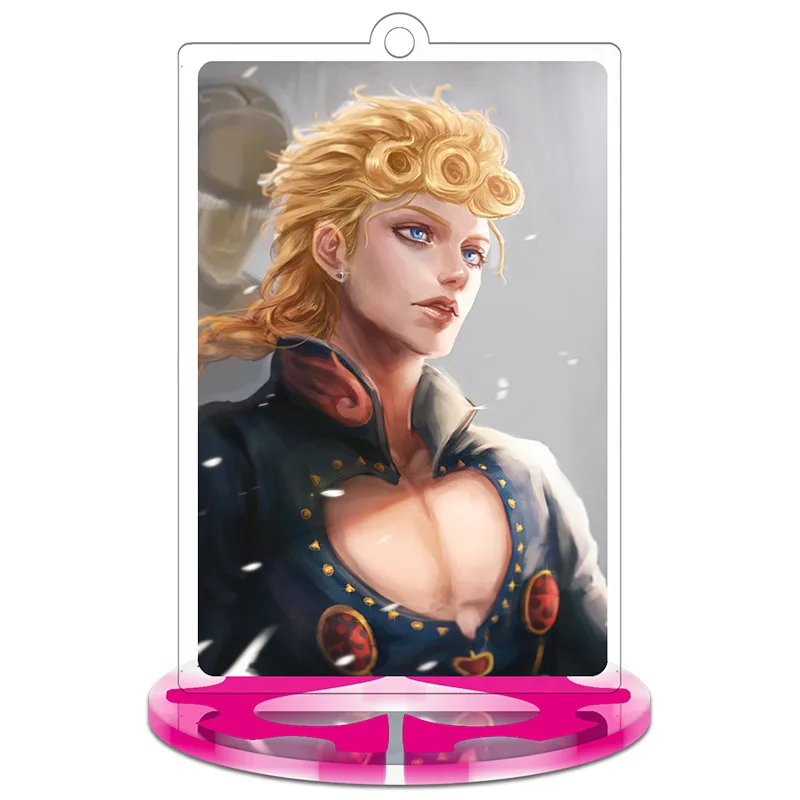 Anime JoJo Adventure Cute Cosplay Acrylic Figure Stand Model Plate Desk Decor HD Toys Standing Sign for Friends Gifts