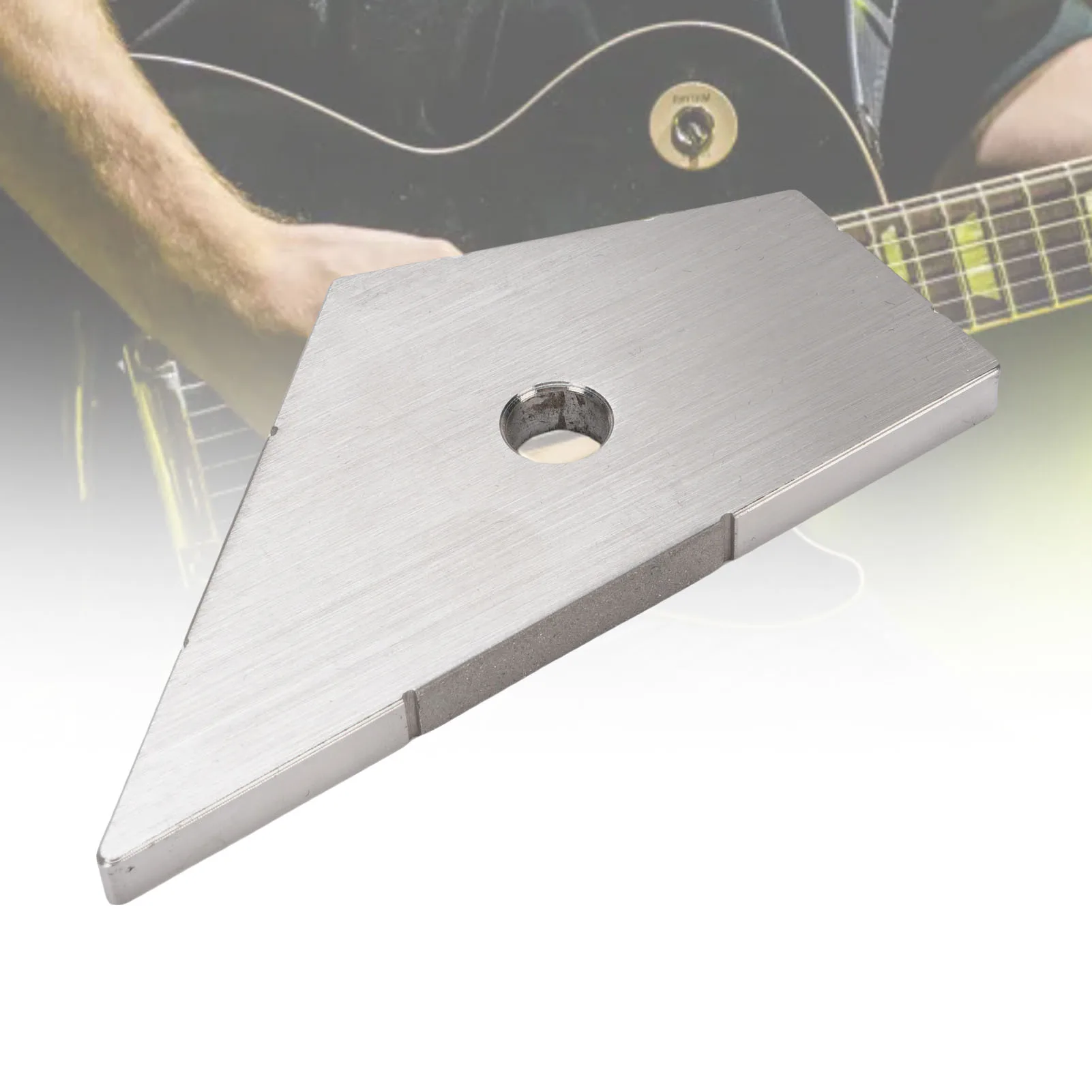 

Гитарная линейка 4 в 1, ломтере ладов, высота струны из нержавеющей стали, гайка, седло, инструмент для выравнивания звукоснимателя