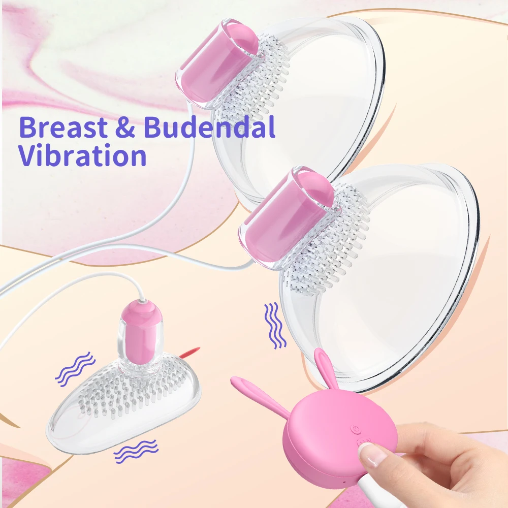 Nipple Clamps with Egg Vibrator Vibrating Breast Clips Sex Toys for Women Female Stimulator Couples Intimate Goods for Adults 18