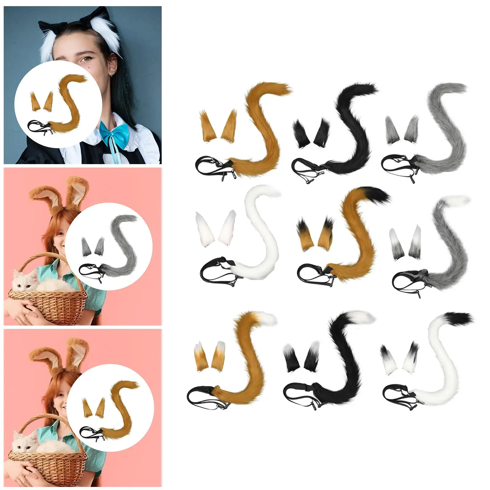 

Повязка на голову, костюмы для косплея кошек, набор для сценических шоу, Хэллоуина, маскарада