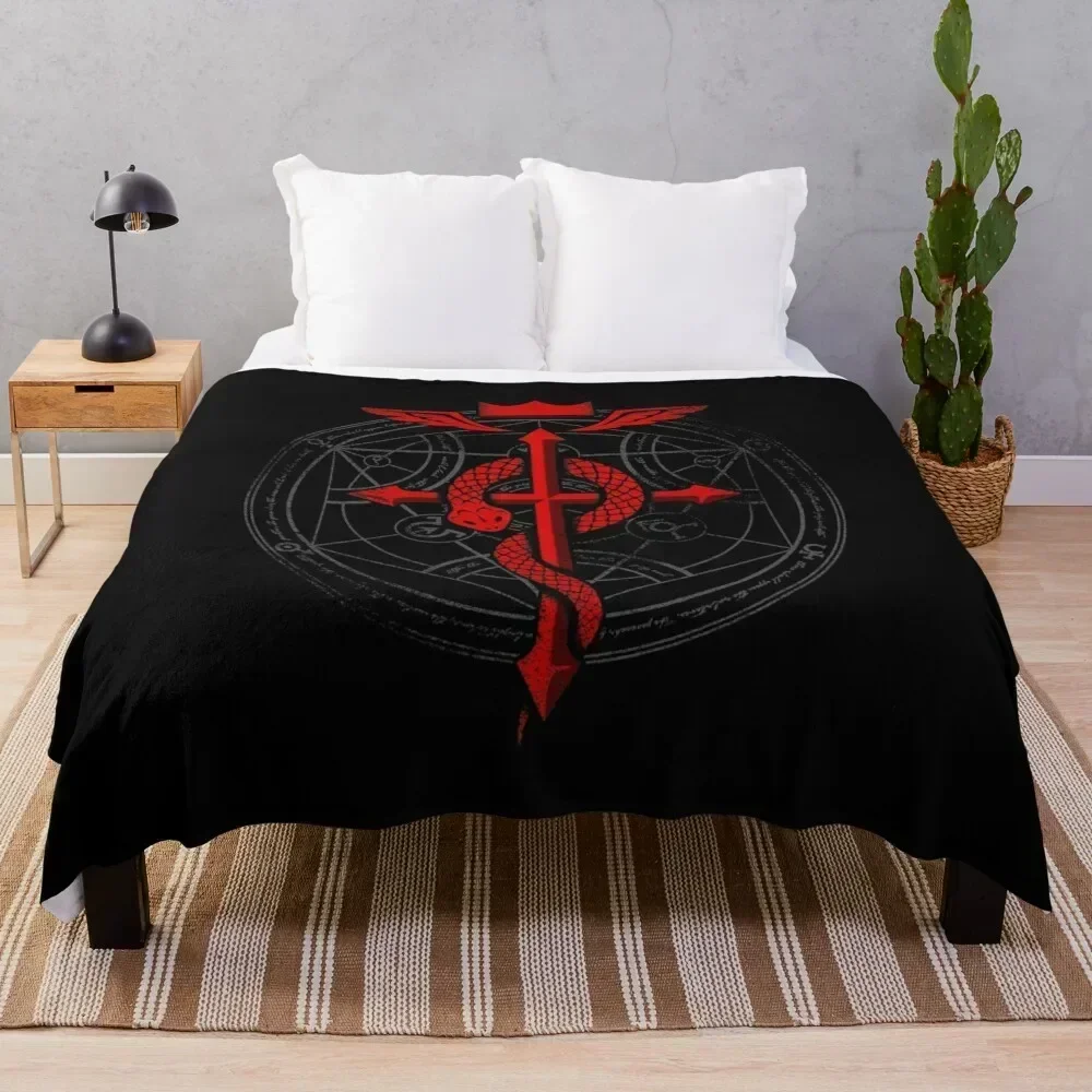 

Fullmetal Alchemist Flamel Throw Blanket blankets and throws cosplay anime Sofa Quilt for sofa Blankets