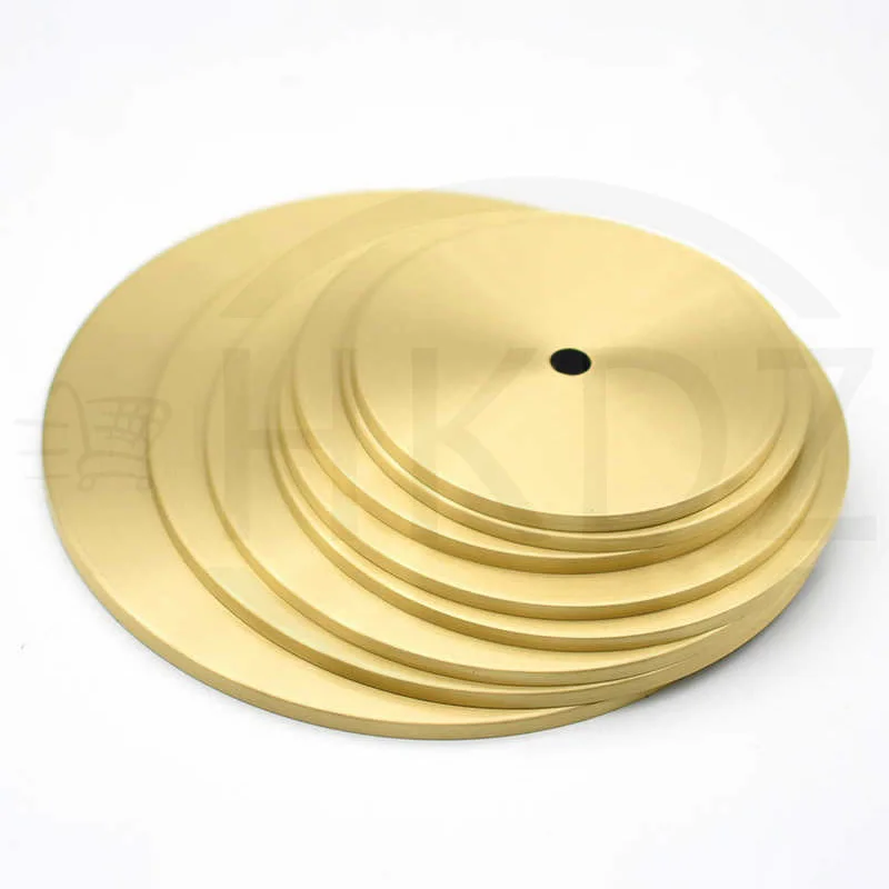 Brass Discs Blanks Metal Round Decorative Gasket Sheets Diameter 20mm 30mm 50mm 60mm 70mm 80mm 90mm 100mm 120mm 150mm Thick 2mm