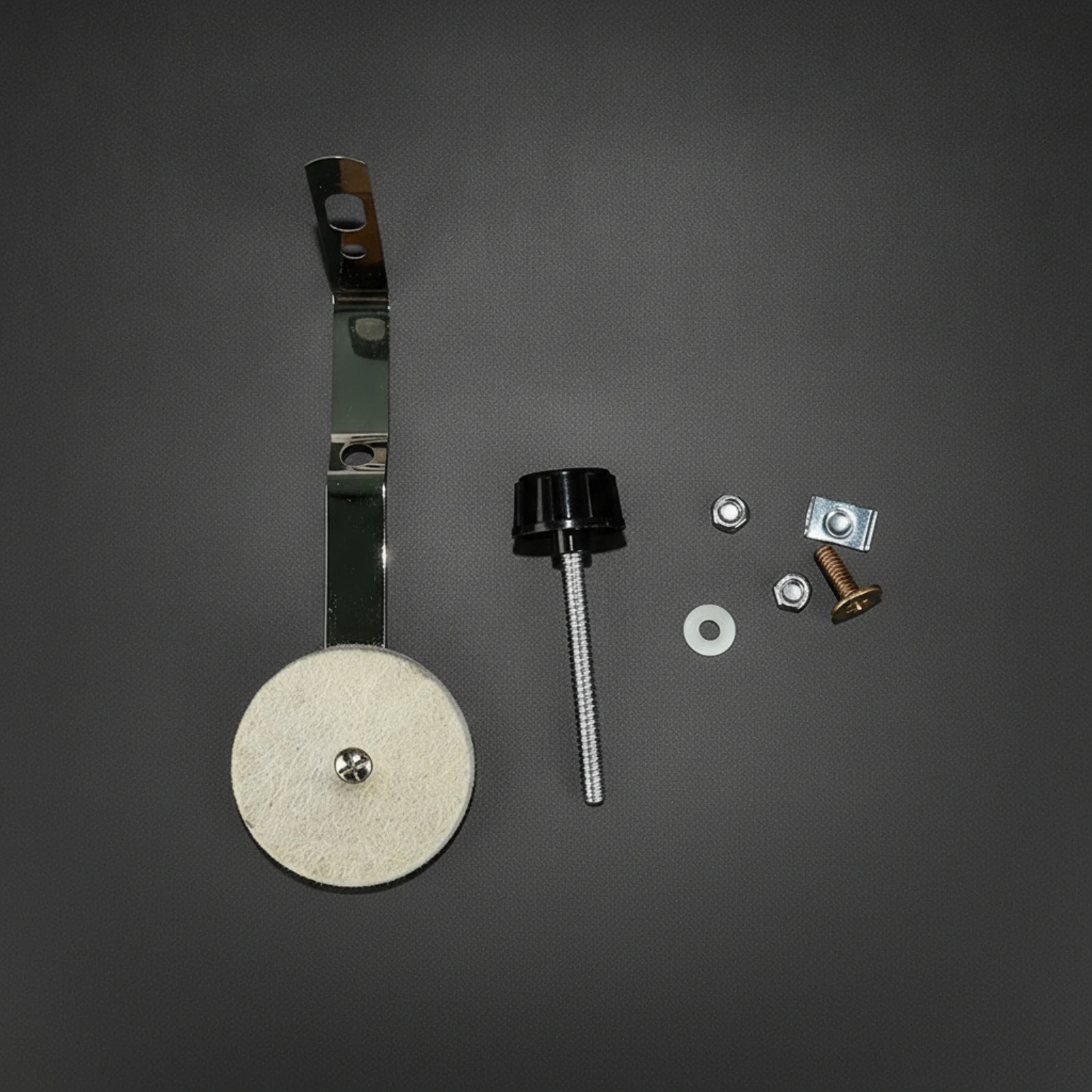 Drum Muffler with Felt Pad Adjustable Drum Dampener with Clamp Percussion Accessory Easy to Install Long-Lasting for Drummers