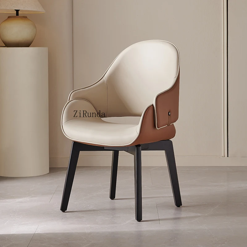 مسند ذراع من خشب الرماد، كرسي طعام عالي الظهر، كرسي غرفة الطعام المنزلي