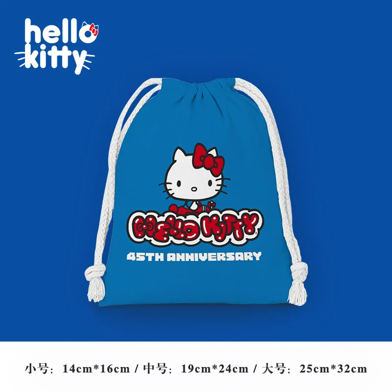 hello kitty sanrio drawstring pocket cartoon small bag my melody sundry storage bag cosmetic portable toiletry bag wholesale