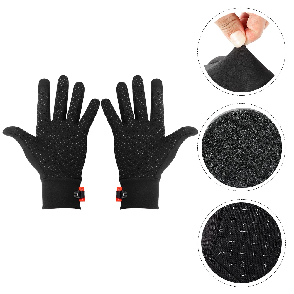 

Windproof Gloves Touchscreen Winter Warm Adult Women Running Full Riding Flexible Insulation Outdoor Durable Waterproof Gloves