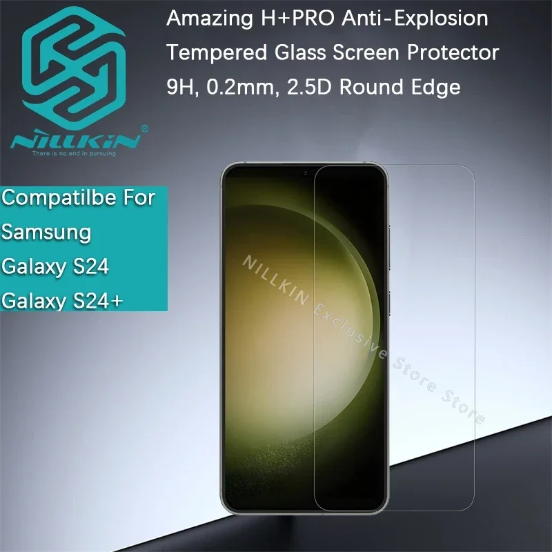 Nillkin For Samsung Galaxy S24 FE/S23 FE/S21 FE/S24+/S23 Plus H+PRO Explosion proof glass tempered film half screen film