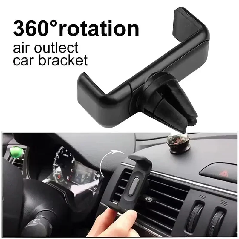 Car Phone Holder Car Air Outlet Mount Clip Interior Universal Mobile Holder ABS Car Mount Phone Support Mobile Phone Holder New