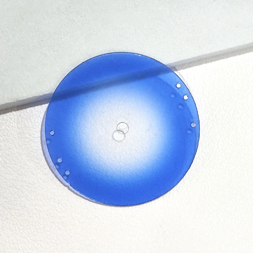 

28.5mm Transparent Plastic Dials Fits For NH70/NH72 Automatic Movements Wristwatches Dial Accessories Parts Multiple colors