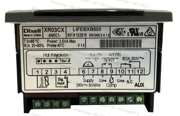 

DIXELL XR03CX-5N0C1 новый оригинальный контроллер температуры, 1 шт.