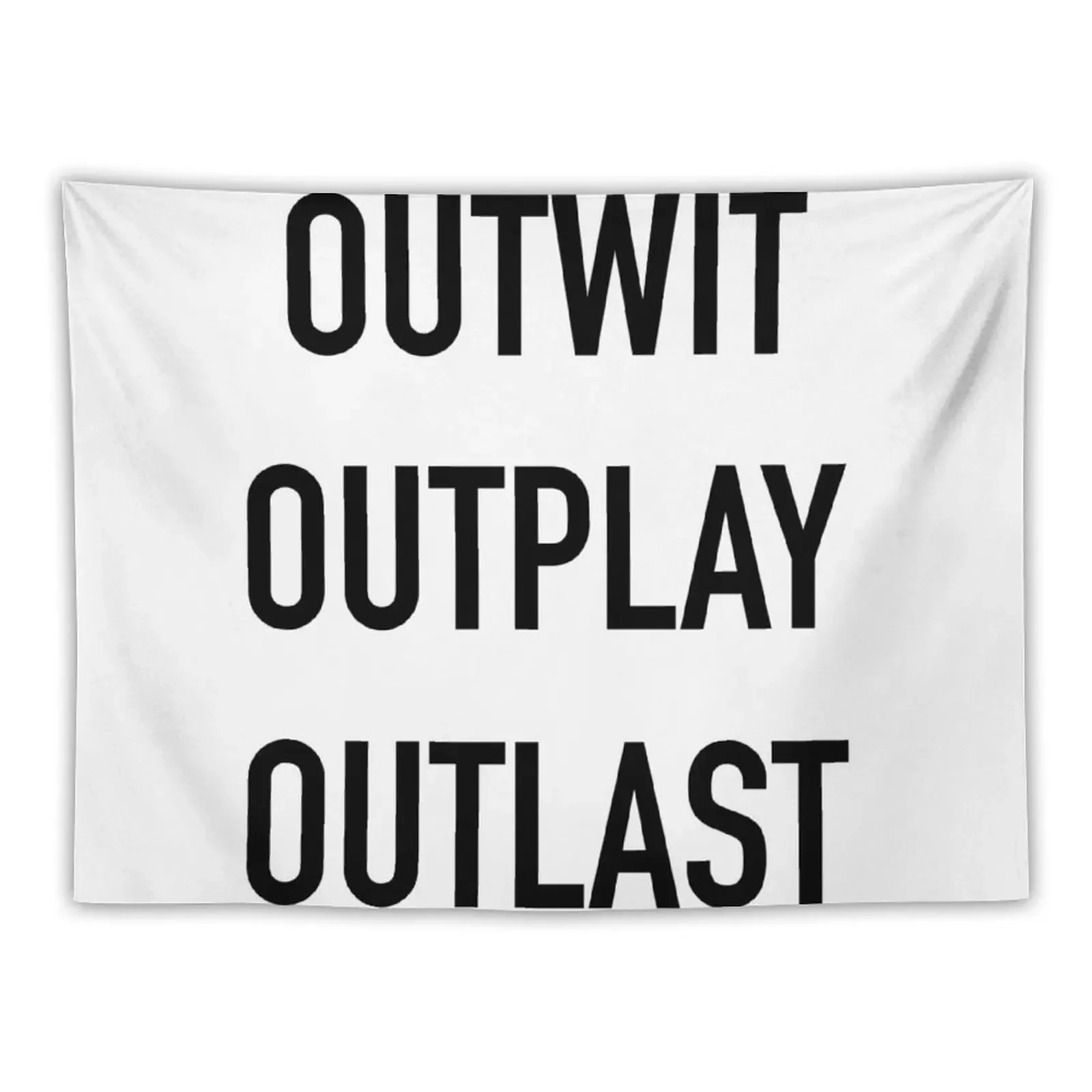 Survivor Outwit Outplay Outlast Tapestry Decor For Room Room Decorating Aesthetic Tapestry