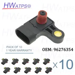 10PCS 96276354 MAP Pressure Sensor For Chevrolet Daewoo Lacetti Lanos Leganza Nubiba Optra Rezzo Tacuma 1.4 1.6 1.8 2.0 25184080
