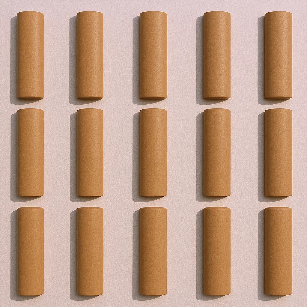 15 قطعة من أنابيب الورق المقوى لفات الورق أنابيب الورق المستديرة للحرف اليدوية مشاريع فنية ذاتية الصنع التنسيق بين اليد والعين الإبداعية