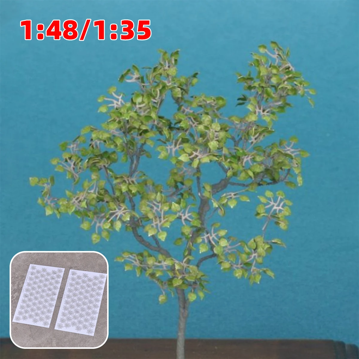 Maßstabsgetreuer Modellbausatz Pflanzenblatt Calathea princeps Baum Sandtisch-Diorama-Modelle 1/32 1:35 1/48 1/64 1/72
