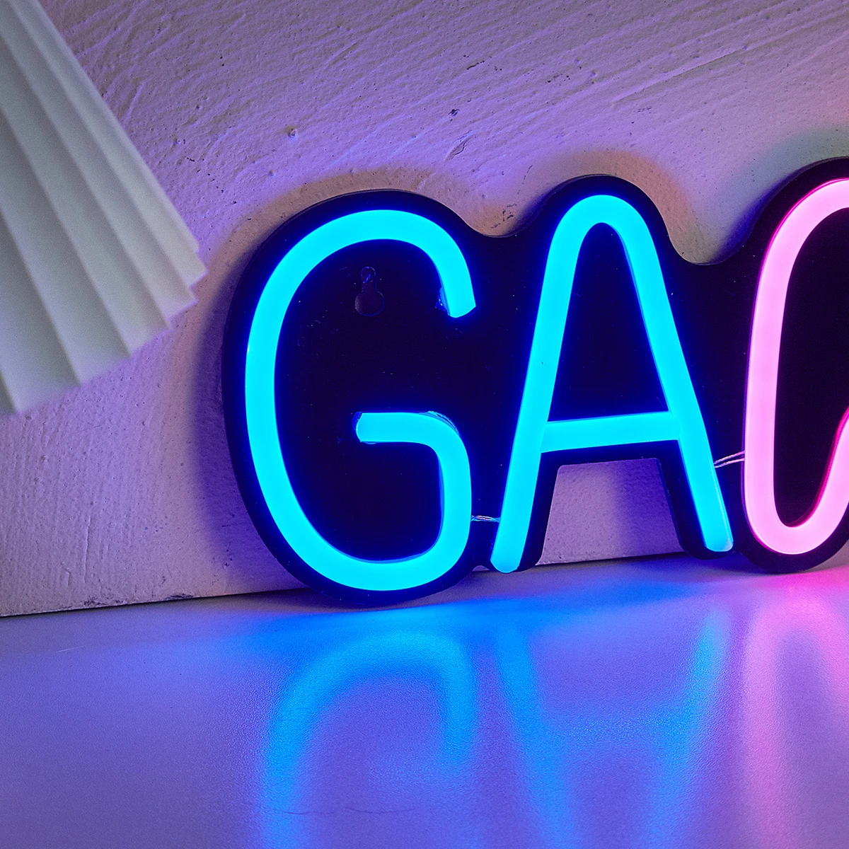 تشي شراء LED النيون لوحة ألعاب USB بالطاقة النيون علامات ضوء الليل ثلاثية الأبعاد جدار الفن غرفة نوم مصباح ديكور علامات هدية عيد ميلاد #4