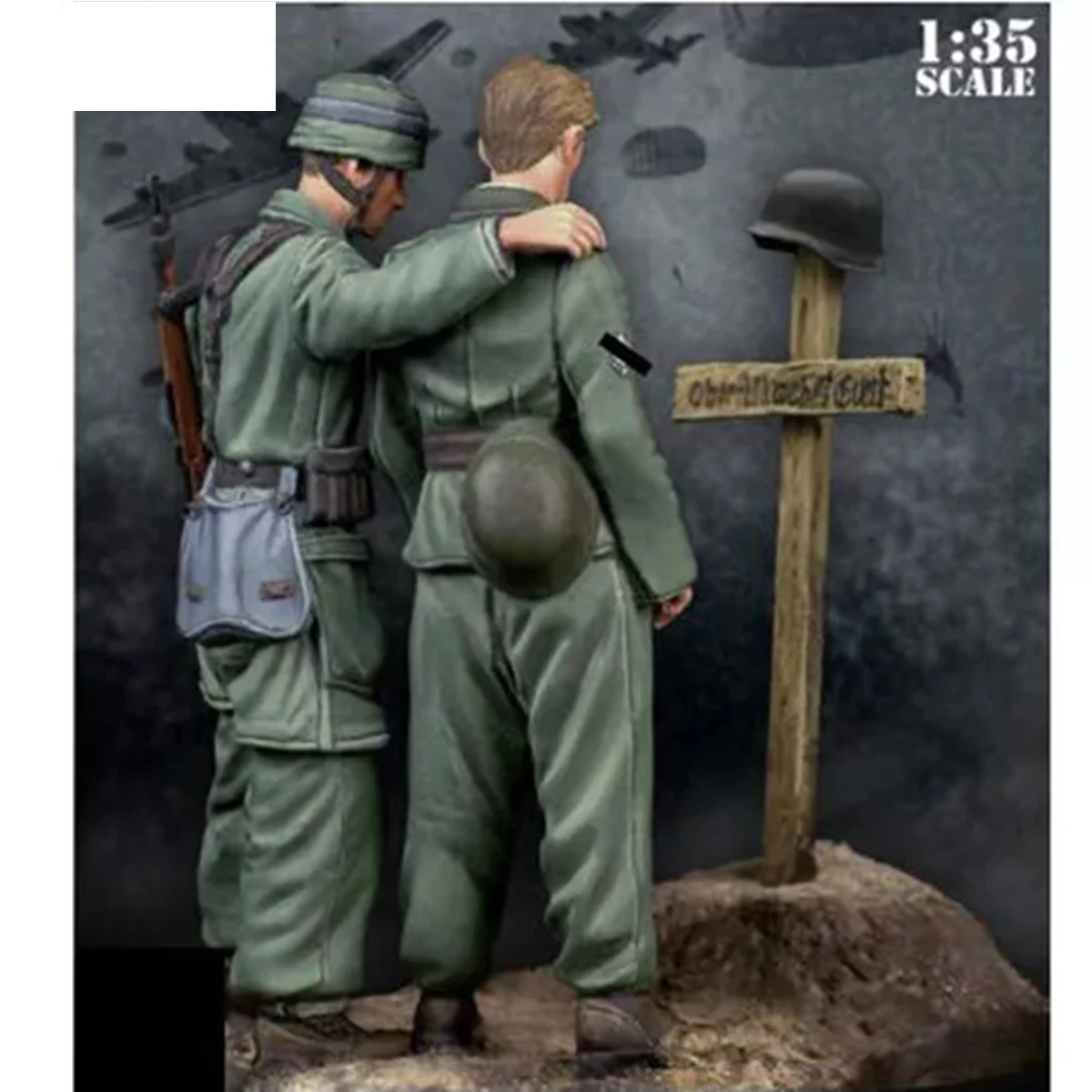 1/35 Resin Figure unpainted model Kit, German soldier, unassembled and unpainted GK,