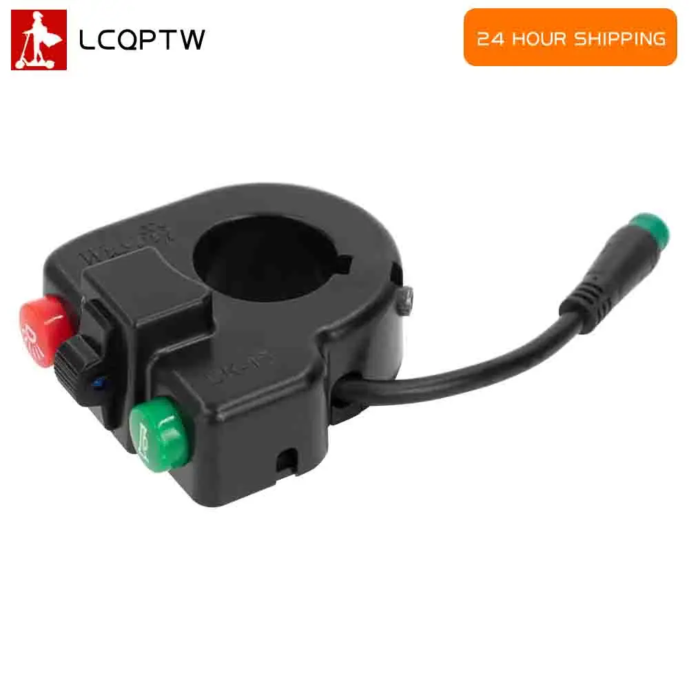 Waterdichte 5pin Stuur Koplamp Hoorn Richtingaanwijzer Schakelaar voor KUGOO M4/PRO Elektrische Scooter 3 in 1 Vervangen accessoires