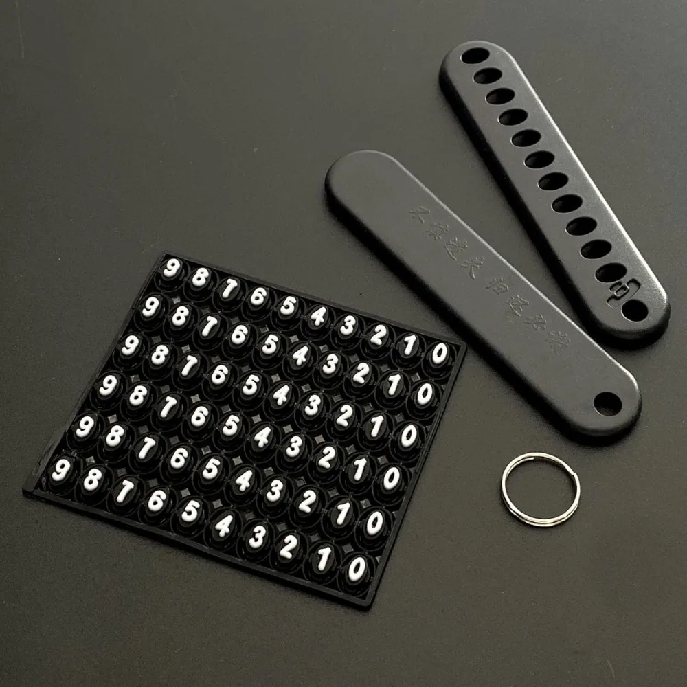 

Manufacturer Direct Sales Key Anti Loss Anti Loss Number Plate DIY Creative Digital Key Anti Loss Plate Advertising Small Gift