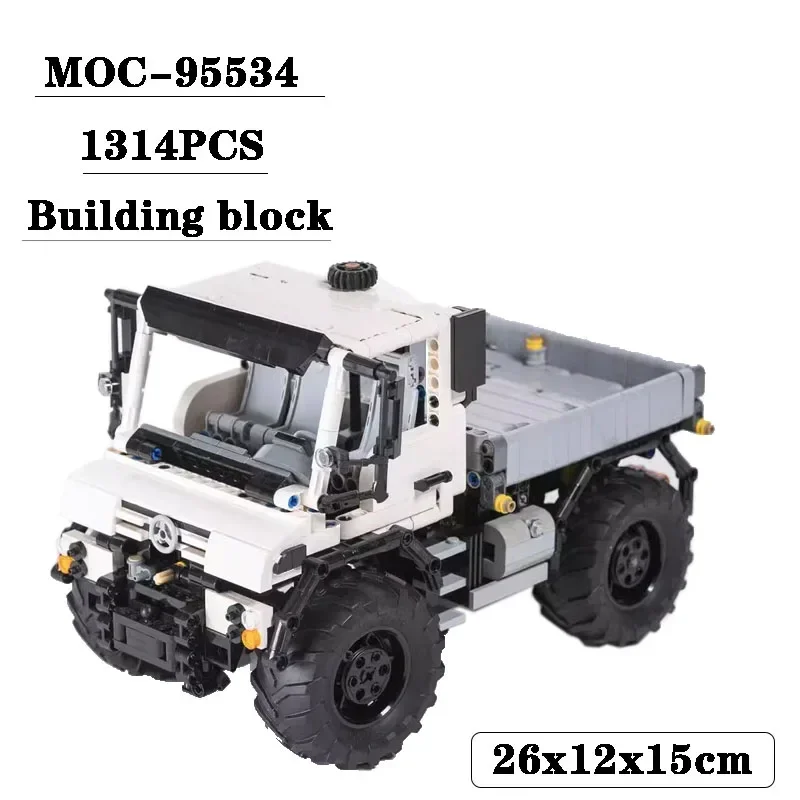 New Version MOC-95534 Building Block Toy  U430 Pickup Truck 1314PCS Puzzle Education Children's Toy Birthday Christmas DIY Gift